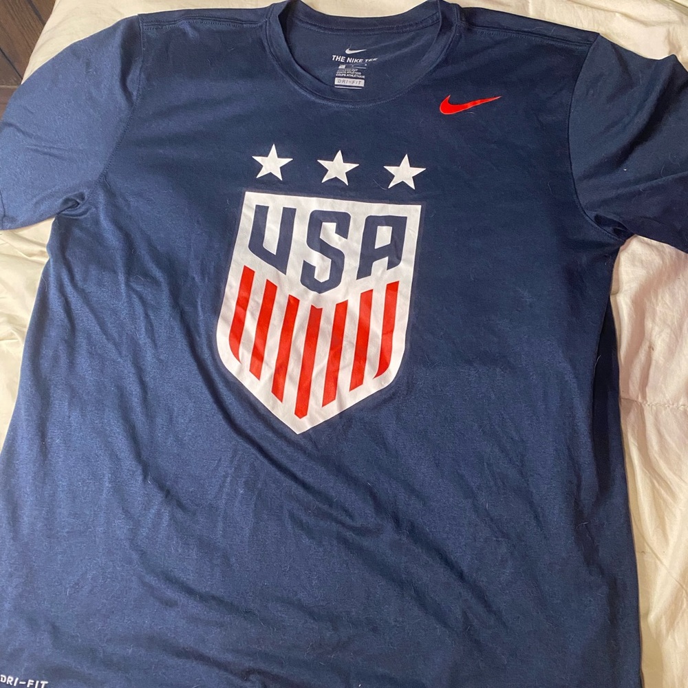 nike usa basketball dri fit tee
